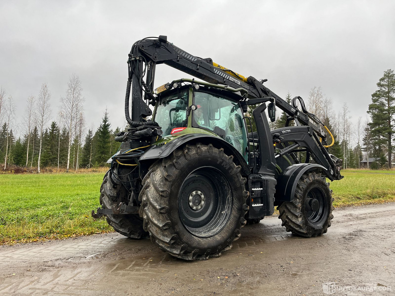 Valtra T 195 Versu ja Cranab vm.2021, Virrat - جرار: صور 5 Valtra T 195 Versu ja Cranab vm.2021, Virrat - جرار: صور 5