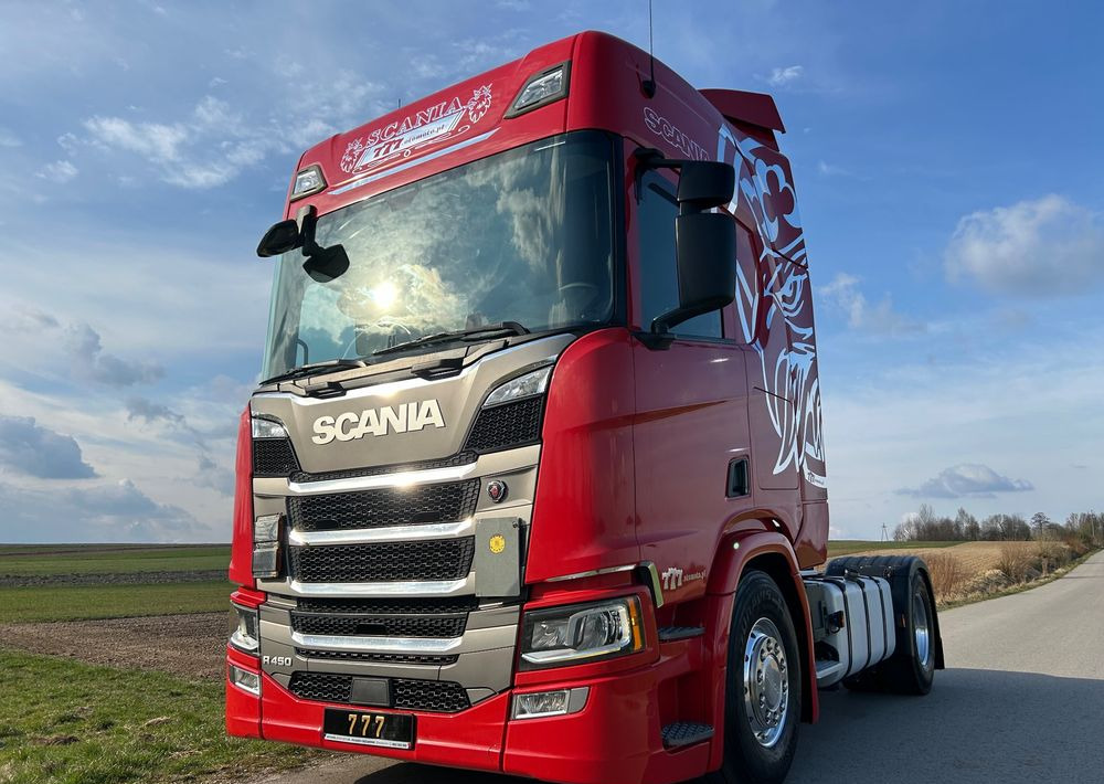 Scania R450 FULL ADR RETARDER ALUFELGI z Niemiec od jedynego właściciela ! HYDRAULIKA spod beczki spożywczej ! / do wywrotu ruchomej podłogi beczki TOP TOP TOP OKAZJA - شاحنة جرار: صور 1 Scania R450 FULL ADR RETARDER ALUFELGI z Niemiec od jedynego właściciela ! HYDRAULIKA spod beczki spożywczej ! / do wywrotu ruchomej podłogi beczki TOP TOP TOP OKAZJA - شاحنة جرار: صور 1