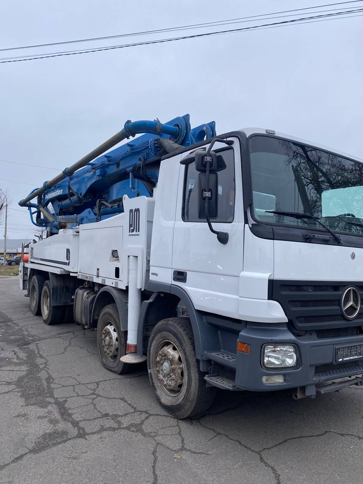 PUTZMEISTER Putzmeister on chassis Mercedes-Benz Actros Putzmeister 42m concrete pump - مضخة خرسانة: صور 1 PUTZMEISTER Putzmeister on chassis Mercedes-Benz Actros Putzmeister 42m concrete pump - مضخة خرسانة: صور 1