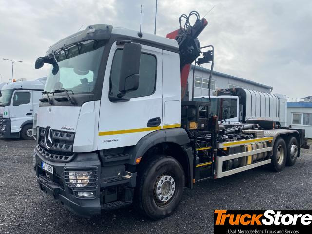 Mercedes-Benz Arocs 2546 L - شاحنة ذات الخطاف, شاحنة كرين: صور 1 Mercedes-Benz Arocs 2546 L - شاحنة ذات الخطاف, شاحنة كرين: صور 1