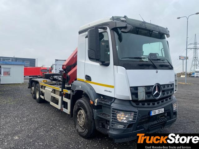 Mercedes-Benz Arocs 2546 L - شاحنة ذات الخطاف, شاحنة كرين: صور 2 Mercedes-Benz Arocs 2546 L - شاحنة ذات الخطاف, شاحنة كرين: صور 2