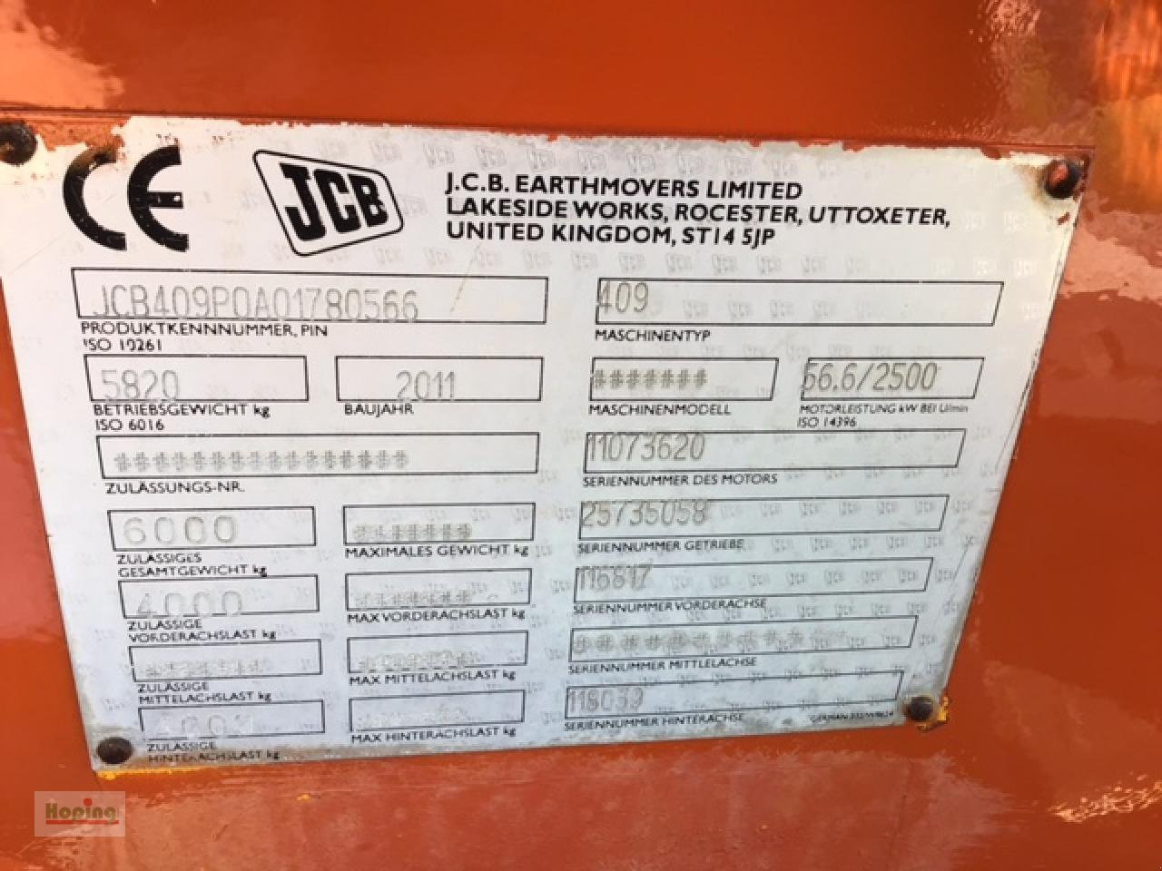 اللودر بعجل JCB 409: صور 13
