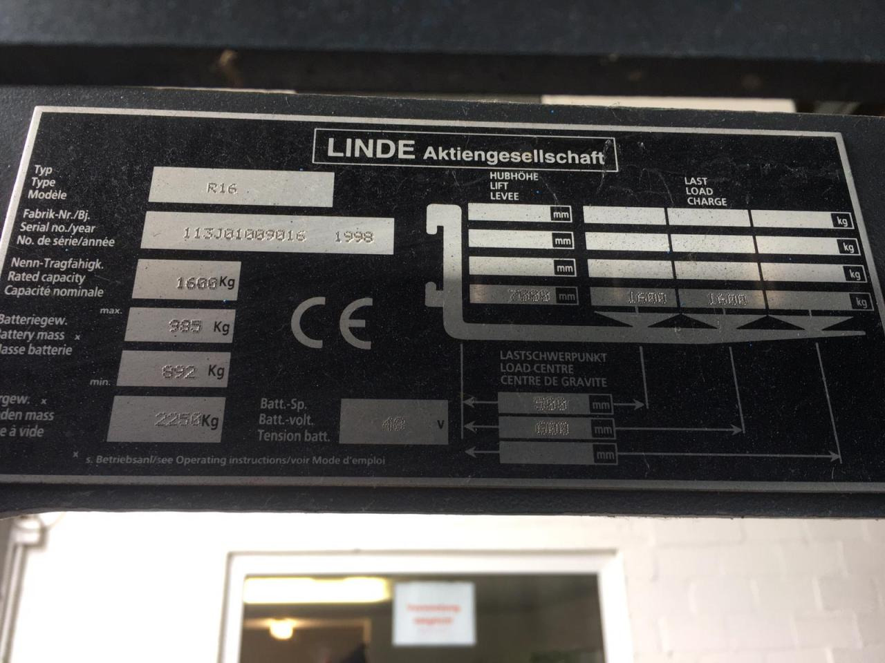 Linde R16 - رافعة شوكية: صور 5 Linde R16 - رافعة شوكية: صور 5