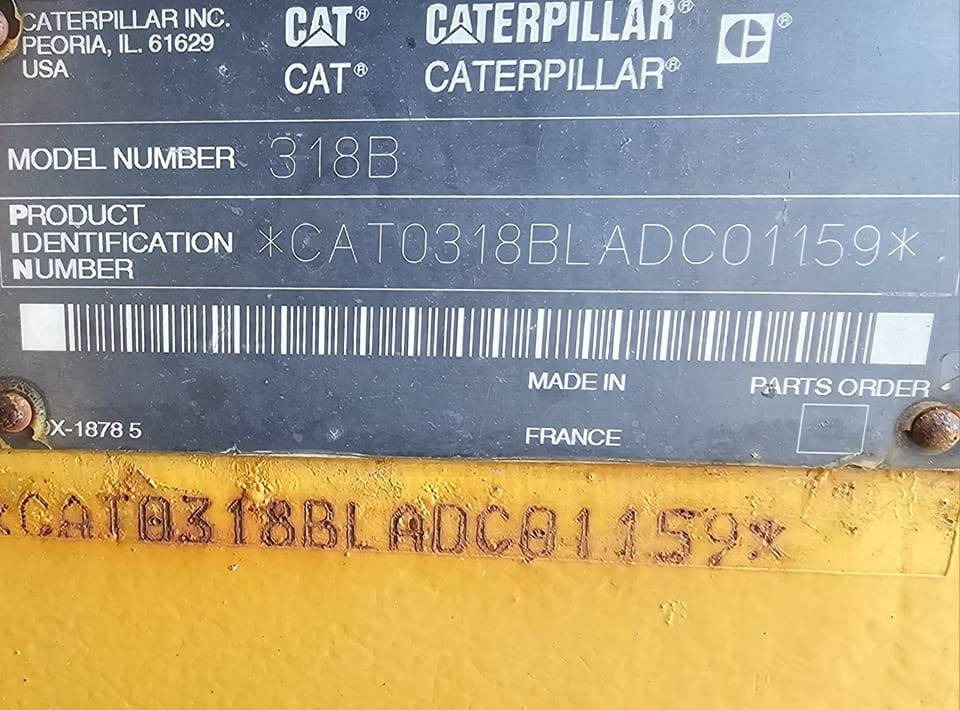 CAT 318 B L - حفارات زحافة: صور 2 CAT 318 B L - حفارات زحافة: صور 2