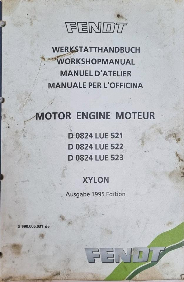 Fendt Xylon Werkstatthandbuch Reperaturanleitung 500 510 515 512 Favorit Werkstattbuch Bedienungsanleitung - قطع غيار عامة - الآلات والماكينات الزراعية: صور 4 Fendt Xylon Werkstatthandbuch Reperaturanleitung 500 510 515 512 Favorit Werkstattbuch Bedienungsanleitung - قطع غيار عامة - الآلات والماكينات الزراعية: صور 4
