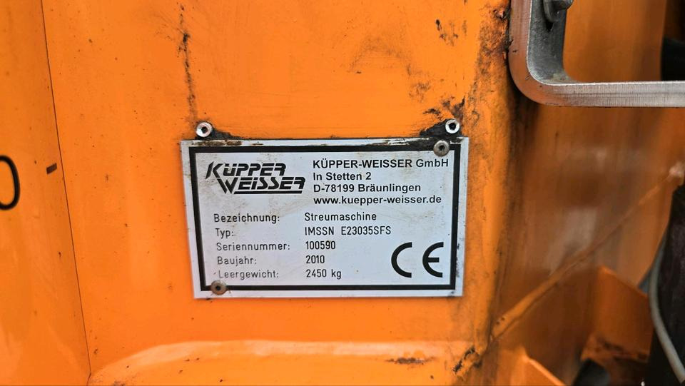 الرمال مفرشة Küpper-Weisser IMS IMSSM E23035SFS Salzstreuer Anhängesalzstreuer Streuautomat Salzsilo Anhänger Winterdienst für LKW Traktor Unimog Schmidt: صور 11 الرمال مفرشة Küpper-Weisser IMS IMSSM E23035SFS Salzstreuer Anhängesalzstreuer Streuautomat Salzsilo Anhänger Winterdienst für LKW Traktor Unimog Schmidt: صور 11