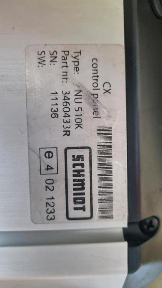 Neue NU 510K Schmidt Stratos Salzstreuer Steuerung Bedienung Bedieneinheit Mitos Salzsilo 3460443R - النظام الكهربائي - سيارة بلدية: صور 2 Neue NU 510K Schmidt Stratos Salzstreuer Steuerung Bedienung Bedieneinheit Mitos Salzsilo 3460443R - النظام الكهربائي - سيارة بلدية: صور 2