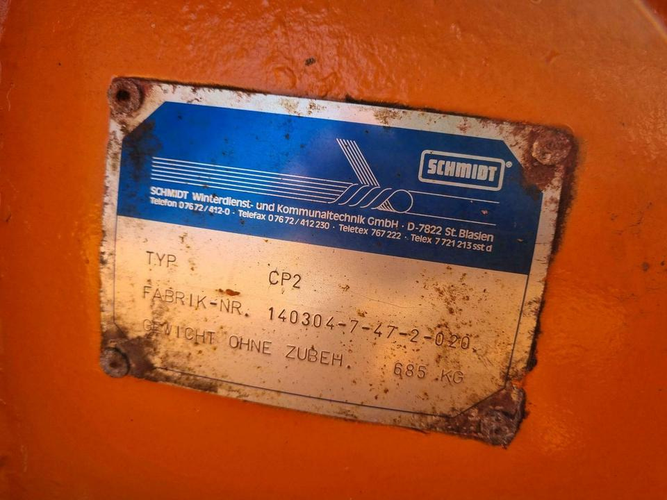 Schmidt CP2 Schneepflug Schneeschild Winterdienst Unimog - كاسحة ثلوج: صور 3 Schmidt CP2 Schneepflug Schneeschild Winterdienst Unimog - كاسحة ثلوج: صور 3