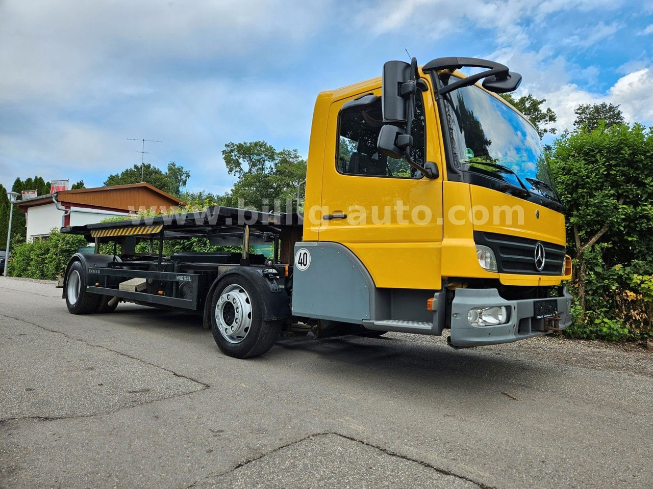 Mercedes-Benz Kamag * WBH 25 * Wiesel * Umsetzer * Sattelkupp. - شاحنات الحاويات/ جسم علوي قابل للتغيير شاحنة: صور 1 Mercedes-Benz Kamag * WBH 25 * Wiesel * Umsetzer * Sattelkupp. - شاحنات الحاويات/ جسم علوي قابل للتغيير شاحنة: صور 1