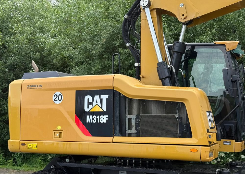 حفارة على عجلات Caterpillar CAT 318 F * Powertilt * Sprowadzony* 9700 MTG * Caterpillar * Stan Perfekcyjny: صور 10