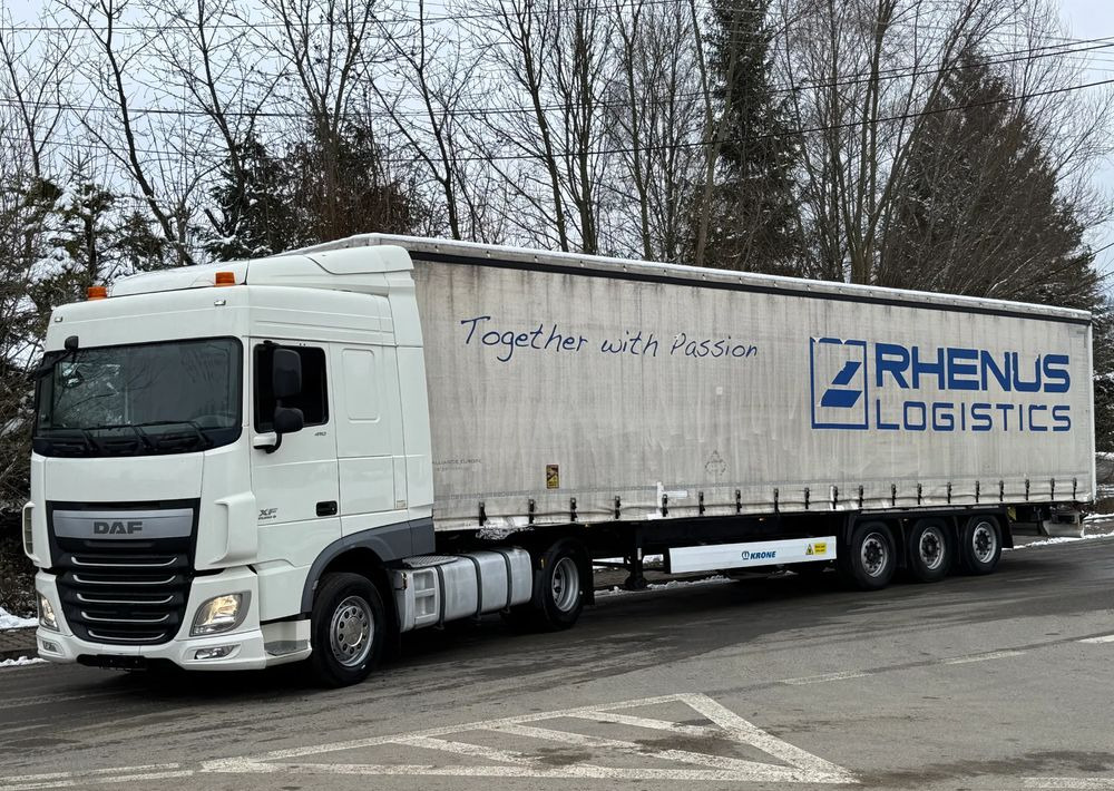 DAF * Zestaw * DAF 106 Euro 6 + Naczepa Krone * Bardzo Dobry Stan - شاحنة جرار, الخيمة نصف مقطورة: صور 1 DAF * Zestaw * DAF 106 Euro 6 + Naczepa Krone * Bardzo Dobry Stan - شاحنة جرار, الخيمة نصف مقطورة: صور 1