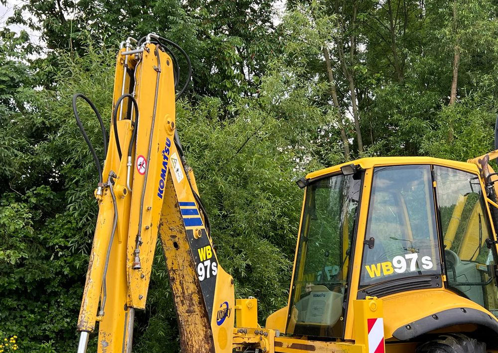 حفار متعدد الاستخدام Komatsu * Koparko Ładowarka * Komatsu WB 97 S Utility *: صور 18