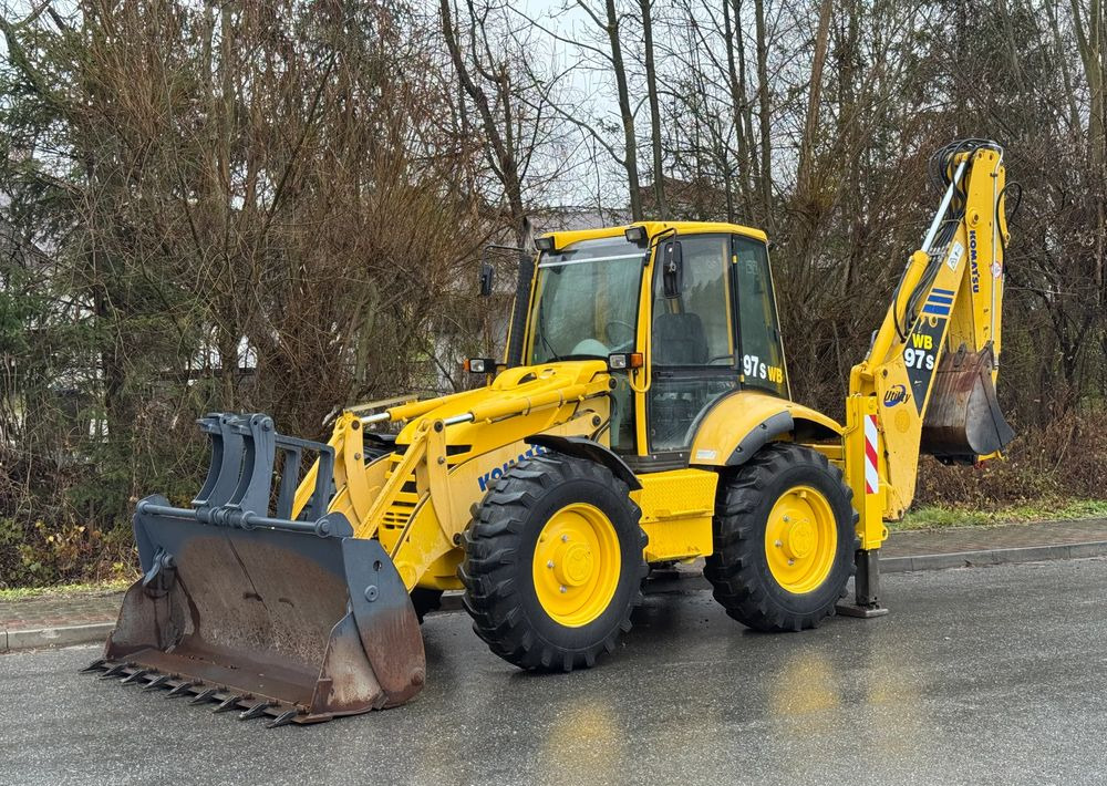 Komatsu * Koparko Ładowarka * Komatsu WB 97 S Utility * - حفار متعدد الاستخدام: صور 1 Komatsu * Koparko Ładowarka * Komatsu WB 97 S Utility * - حفار متعدد الاستخدام: صور 1