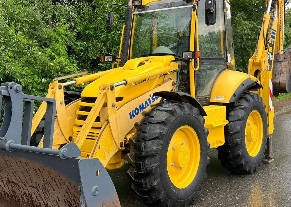 حفار متعدد الاستخدام Komatsu * Koparko Ładowarka * Komatsu WB 97 S Utility *: صور 20