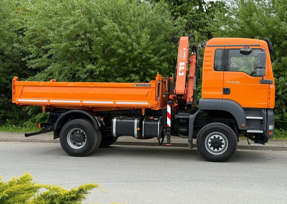 قلابات MAN * MAN 18 480 * KIPER WYWROTKA * 4x4 * HDS ATLAS 85* STAN BARDZO DOBRY * Sprowadzony: صور 11
