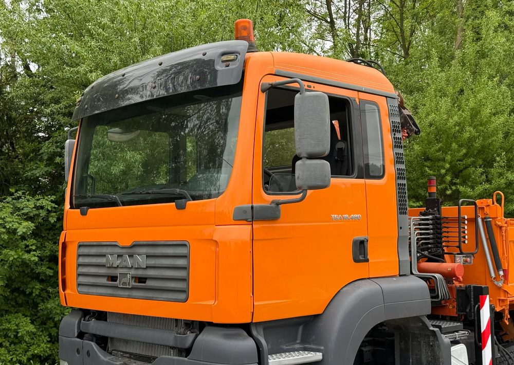 قلابات MAN * MAN 18 480 * KIPER WYWROTKA * 4x4 * HDS ATLAS 85* STAN BARDZO DOBRY * Sprowadzony: صور 17