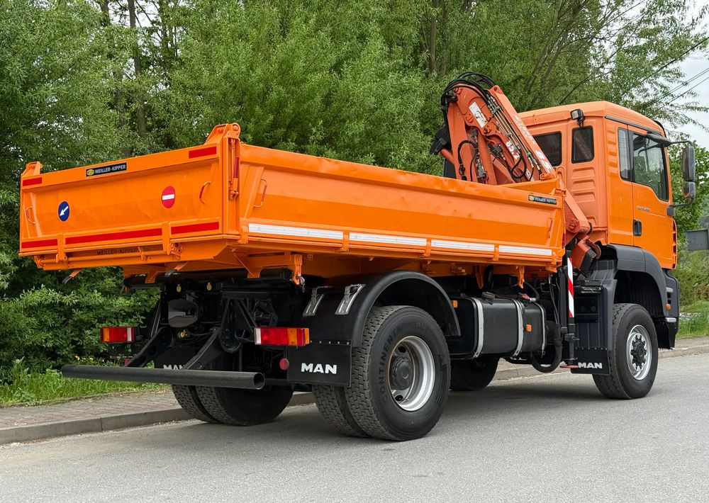 قلابات MAN * MAN 18 480 * KIPER WYWROTKA * 4x4 * HDS ATLAS 85* STAN BARDZO DOBRY * Sprowadzony: صور 12