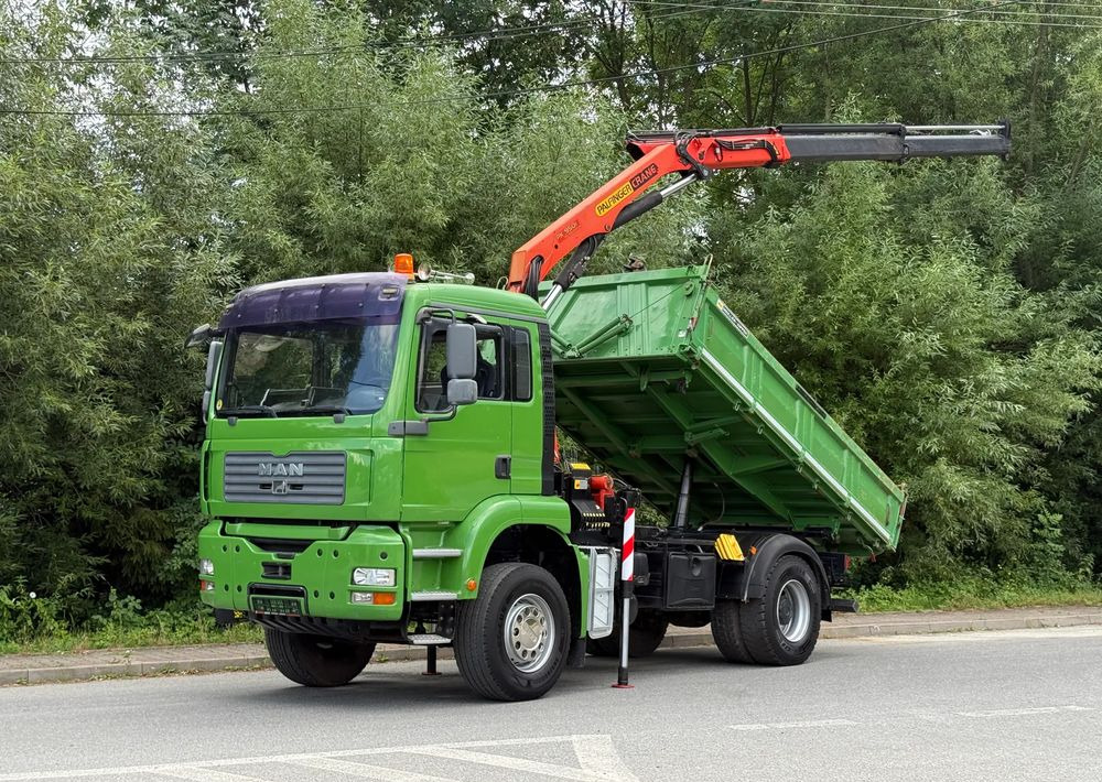 MAN * MAN TGA 18-360 * Kiper Wywrotka * 4x2 * Kran Palfinger PK 9501 Sprowadzony - قلابات: صور 1 MAN * MAN TGA 18-360 * Kiper Wywrotka * 4x2 * Kran Palfinger PK 9501 Sprowadzony - قلابات: صور 1