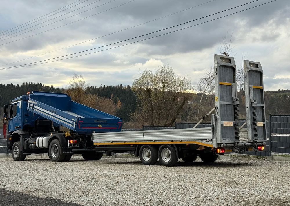 قلابات Mercedes-Benz * Arocs * 4X4 * JAK NOWY * Wywrotka Kiper Meiller+ Przyczepa * Zestaw  Sprowadzony * 80.700 km Oryginalnie * Mercedes: صور 19