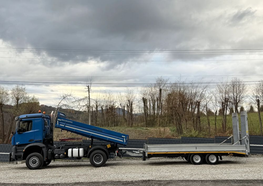 قلابات Mercedes-Benz * Arocs * 4X4 * JAK NOWY * Wywrotka Kiper Meiller+ Przyczepa * Zestaw  Sprowadzony * 80.700 km Oryginalnie * Mercedes: صور 20