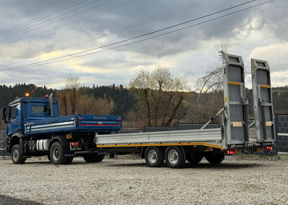 قلابات Mercedes-Benz * Arocs * 4X4 * JAK NOWY * Wywrotka Kiper Meiller+ Przyczepa * Zestaw  Sprowadzony * 80.700 km Oryginalnie * Mercedes: صور 15