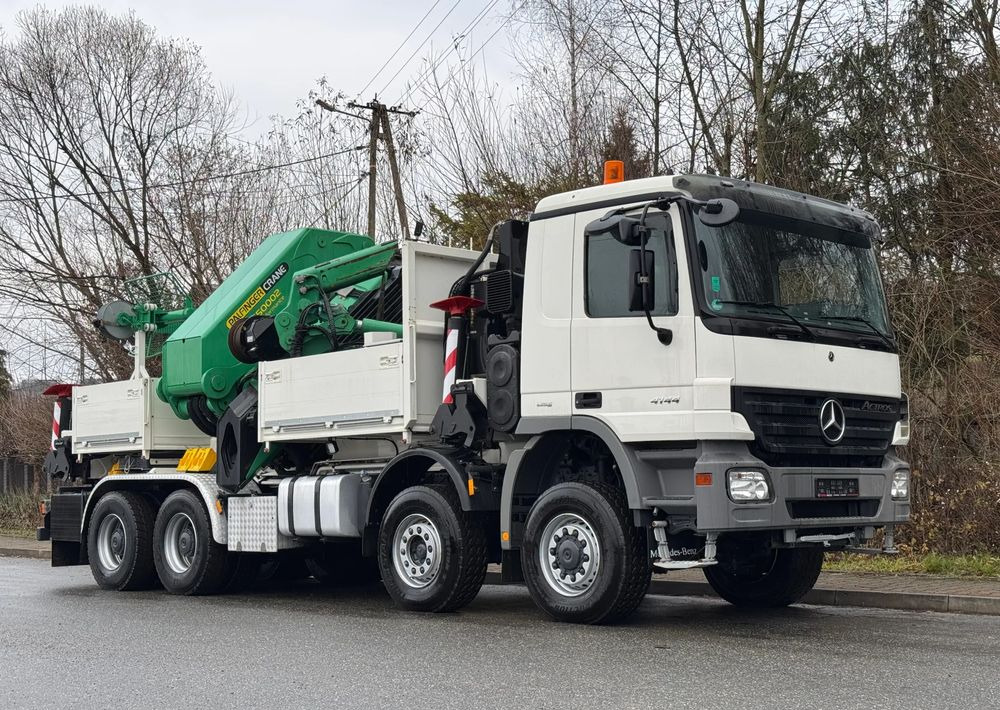 Mercedes-Benz * HDS Palfinger 150002 + FLY JIB PJ 170 * Mercedes Actros 8x6 * Dźwig * 40 TON * Wyciągarka * 35 Metrów * Kosz * - شاحنات مسطحة, شاحنة كرين: صور 2 Mercedes-Benz * HDS Palfinger 150002 + FLY JIB PJ 170 * Mercedes Actros 8x6 * Dźwig * 40 TON * Wyciągarka * 35 Metrów * Kosz * - شاحنات مسطحة, شاحنة كرين: صور 2