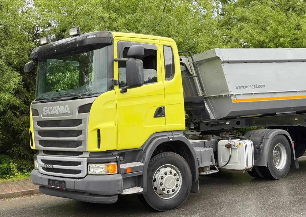شاحنة جرار, قلابة نصف مقطورة Scania * Zestaw * Scania G400 + Naczepa Kogel Kiper Wywrotka  * Sprowadzony * Bardzo Dobry Stan *: صور 13