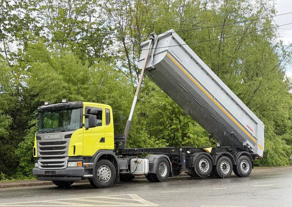 Scania * Zestaw * Scania G400 + Naczepa Kogel Kiper Wywrotka * Sprowadzony * Bardzo Dobry Stan * - شاحنة جرار: صور 1 Scania * Zestaw * Scania G400 + Naczepa Kogel Kiper Wywrotka * Sprowadzony * Bardzo Dobry Stan * - شاحنة جرار: صور 1