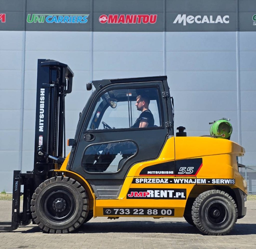 Mitsubishi FG 55 NT - رافعة شوكية تعمل بالغاز: صور 1 Mitsubishi FG 55 NT - رافعة شوكية تعمل بالغاز: صور 1