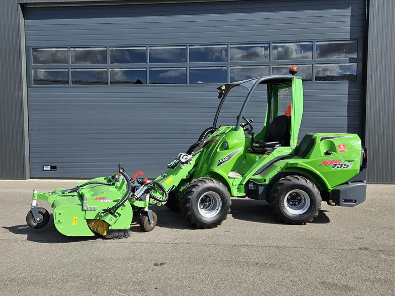 اللودر المجنزر صغير Avant 735i Rental mini-shovel: صور 7