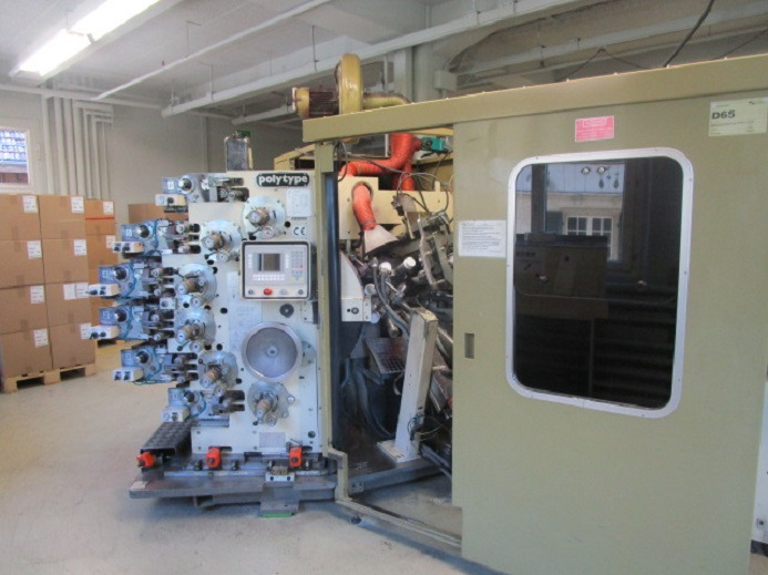 آلات الطباعة BECHERDRUCKMASCHINE POLYTYPE BDM65: صور 1