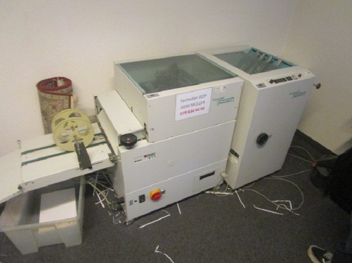 FALZ- UND HEFTMASCHINE NAGEL FOLDNAK 8 MIT TRIMMER - آلة الطي: صور 1 FALZ- UND HEFTMASCHINE NAGEL FOLDNAK 8 MIT TRIMMER - آلة الطي: صور 1