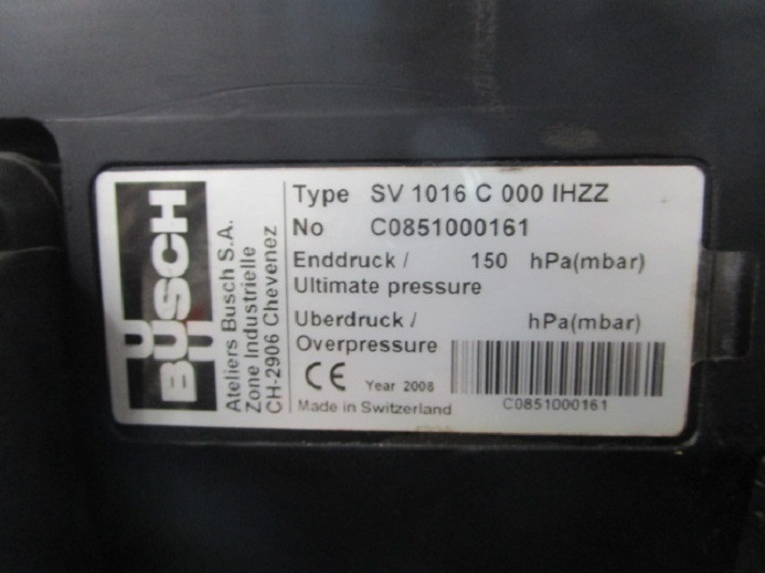 KOMPRESSOR BUSCH SV 1016 C 000 IHZZ - قطع الغيار - آلات الطباعة: صور 5 KOMPRESSOR BUSCH SV 1016 C 000 IHZZ - قطع الغيار - آلات الطباعة: صور 5