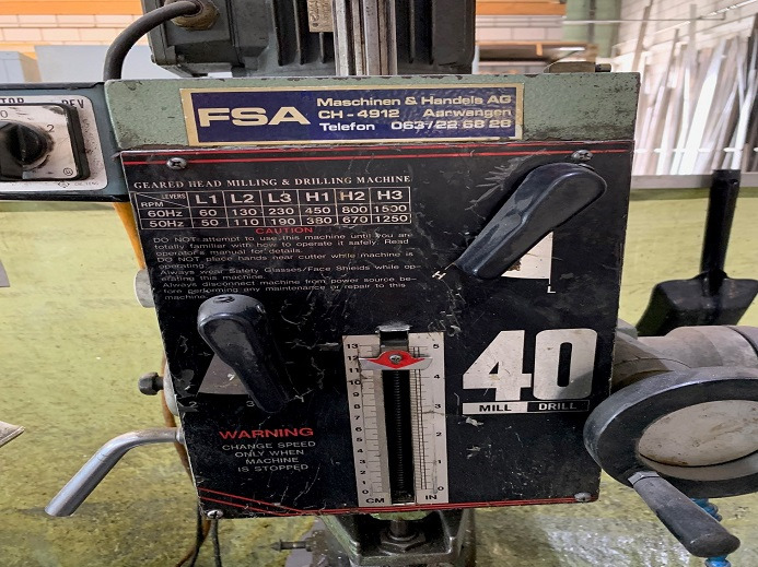 STÄNDERBOHRMASCHINE RF-40HC - آلات الطباعة: صور 3 STÄNDERBOHRMASCHINE RF-40HC - آلات الطباعة: صور 3