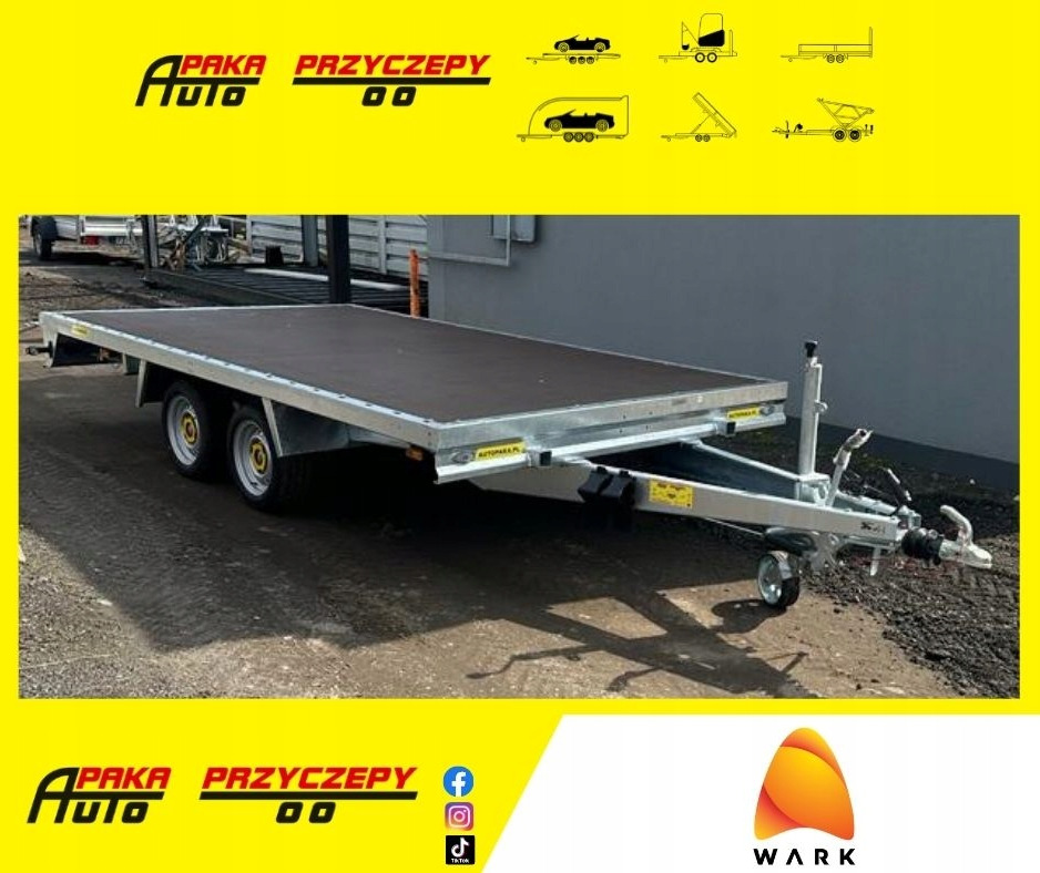 PLATFORMY PRZYCZEPA 4x2 WARK DMC 2700 / WARK 4x2 Platform Trailer DMC 2700 - مقطورات مسطحة: صور 1 PLATFORMY PRZYCZEPA 4x2 WARK DMC 2700 / WARK 4x2 Platform Trailer DMC 2700 - مقطورات مسطحة: صور 1