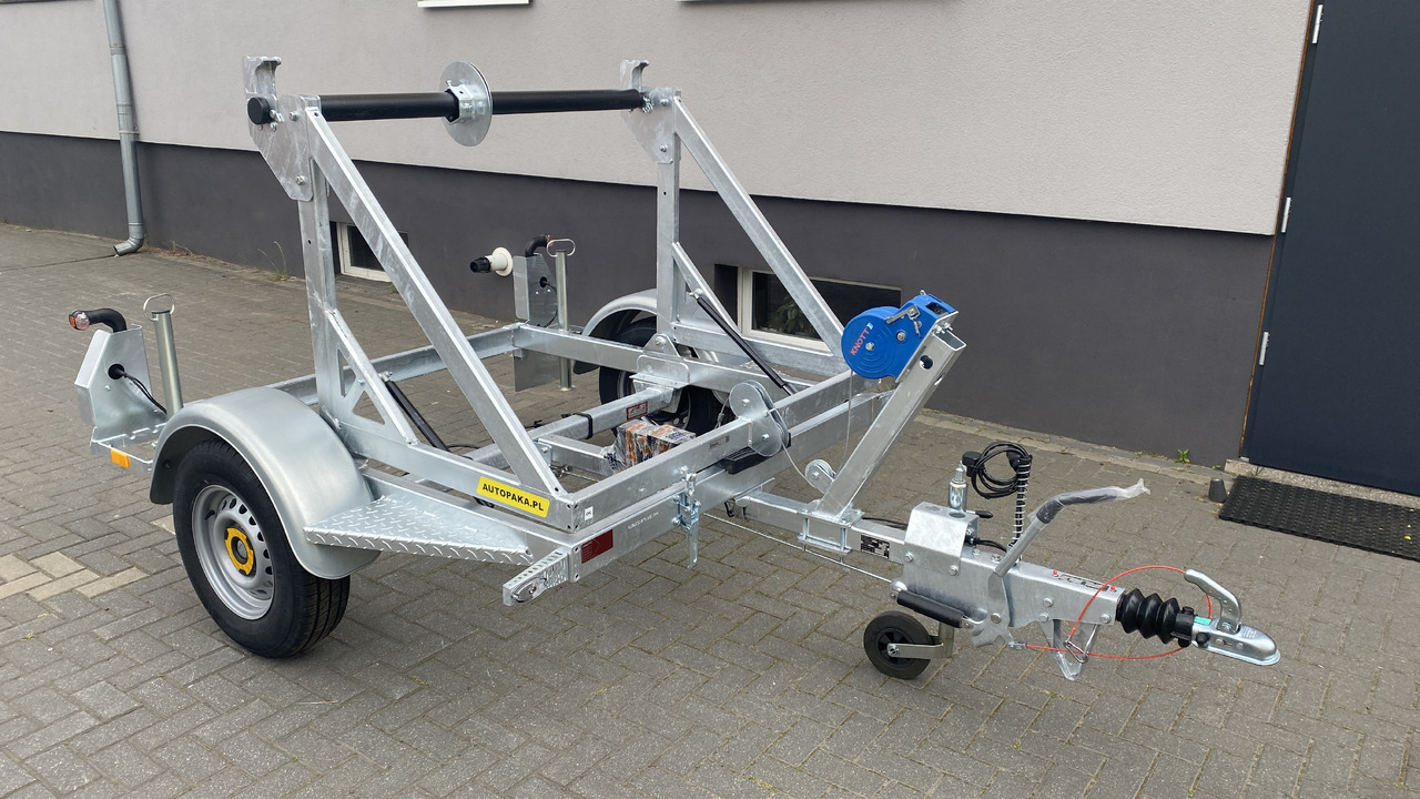 PRZYCZEPA KABLOWA POD BĘBEN KABLOWY ŚWIATŁOWÓD / CABLE TRAILER FOR FIBER OPTIC CABLE DRUM - مقطورة بكرة الكابل: صور 4 PRZYCZEPA KABLOWA POD BĘBEN KABLOWY ŚWIATŁOWÓD / CABLE TRAILER FOR FIBER OPTIC CABLE DRUM - مقطورة بكرة الكابل: صور 4