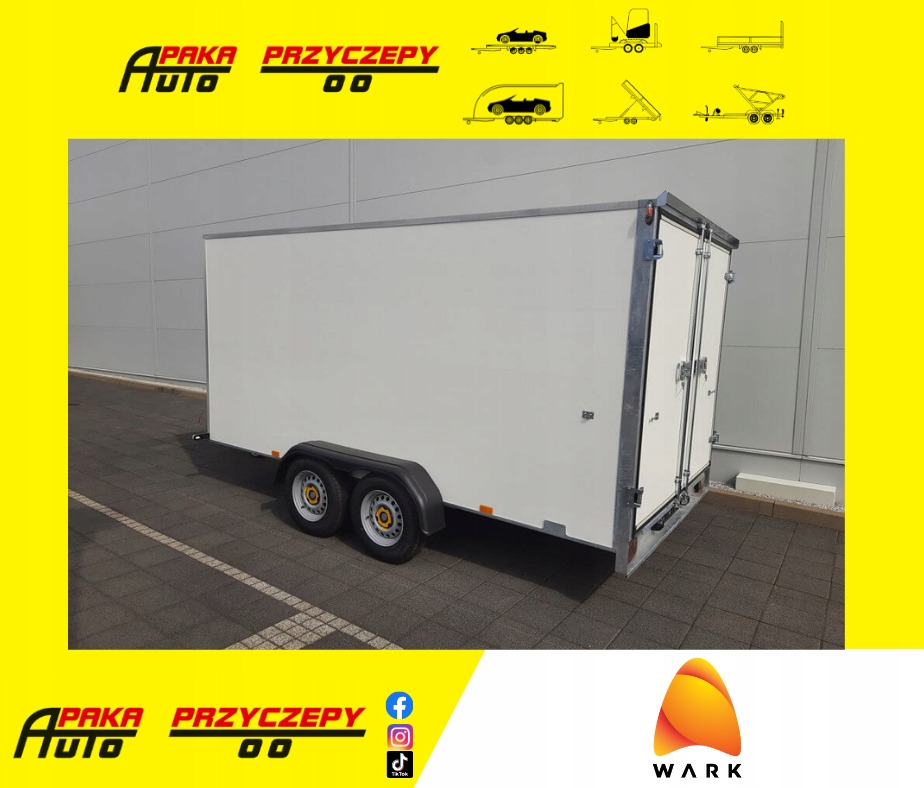 PRZYCZEPA KONTENER CARGO PAKA FURGON BOX 400 x 200 / CARGO CONTAINER TRAILER VAN BOX 400 x 200 - بصندوق مغلق مقطورة: صور 1 PRZYCZEPA KONTENER CARGO PAKA FURGON BOX 400 x 200 / CARGO CONTAINER TRAILER VAN BOX 400 x 200 - بصندوق مغلق مقطورة: صور 1