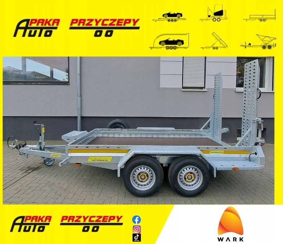 PRZYCZEPA LAWETA DO MINIKOPARKI POD KOPARKĘ 315 x 150 cm, 2700KG / MINI EXCAVATOR TRANSPORTER TRAILER 2700KG - مقطورة لنقل المعدات: صور 1 PRZYCZEPA LAWETA DO MINIKOPARKI POD KOPARKĘ 315 x 150 cm, 2700KG / MINI EXCAVATOR TRANSPORTER TRAILER 2700KG - مقطورة لنقل المعدات: صور 1