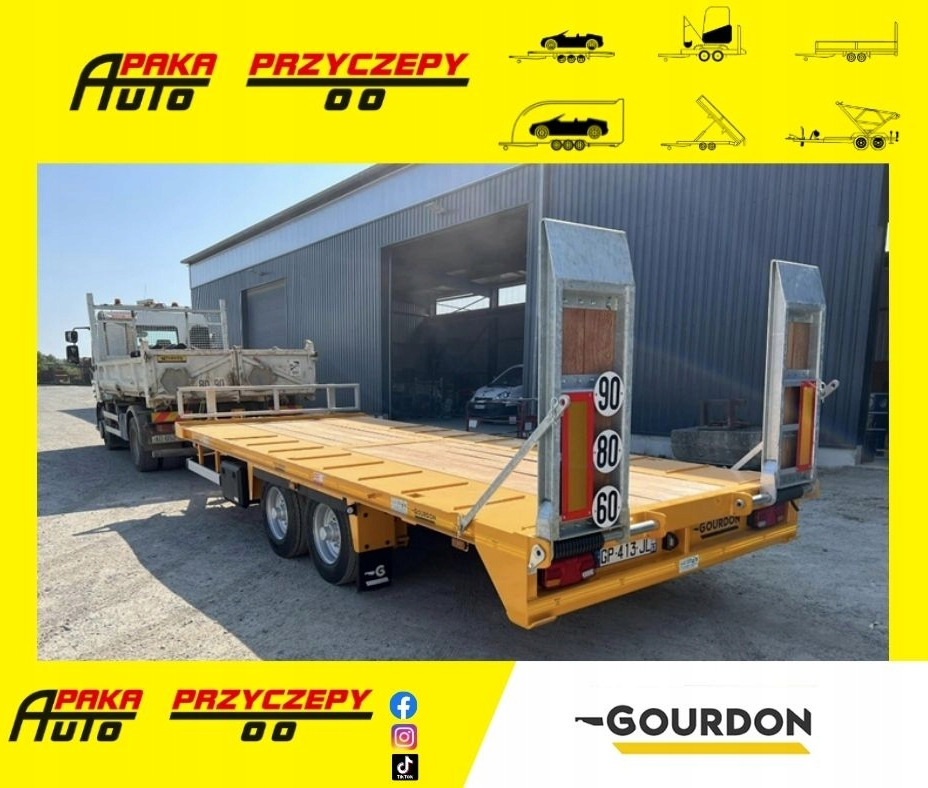 PRZYCZEPA POD KOPARKĘ MINI - MIDI ŁADOWNOŚĆ 8 580 KG GOURDON PEB111 / MINI - MIDI EXCAVATOR TRAILER WITH PAYLOAD 8,580 KG GOURDON PEB111 - مقطورة لنقل المعدات: صور 1 PRZYCZEPA POD KOPARKĘ MINI - MIDI ŁADOWNOŚĆ 8 580 KG GOURDON PEB111 / MINI - MIDI EXCAVATOR TRAILER WITH PAYLOAD 8,580 KG GOURDON PEB111 - مقطورة لنقل المعدات: صور 1
