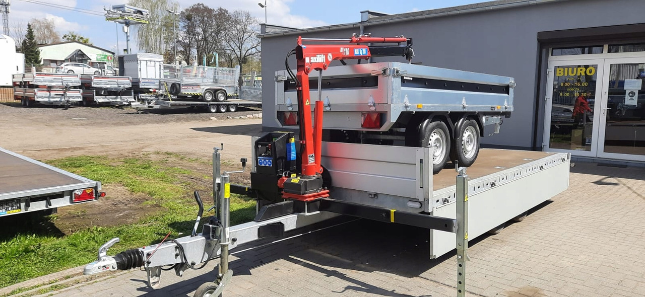 PRZYCZEPA Z DŹWIGIEM ŻURAW DŹWIG HDS MAXILIFT 110 / TRAILER WITH CRANE HDS MAXILIFT 110 - مقطورات مسطحة: صور 3 PRZYCZEPA Z DŹWIGIEM ŻURAW DŹWIG HDS MAXILIFT 110 / TRAILER WITH CRANE HDS MAXILIFT 110 - مقطورات مسطحة: صور 3