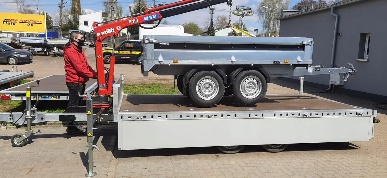 PRZYCZEPA Z DŹWIGIEM ŻURAW DŹWIG HDS MAXILIFT 110 / TRAILER WITH CRANE HDS MAXILIFT 110 - مقطورات مسطحة: صور 4 PRZYCZEPA Z DŹWIGIEM ŻURAW DŹWIG HDS MAXILIFT 110 / TRAILER WITH CRANE HDS MAXILIFT 110 - مقطورات مسطحة: صور 4