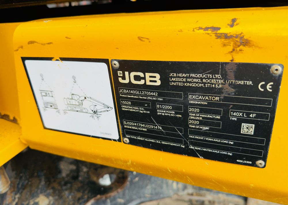 حفارات زحافة JCB 140 XLC: صور 10