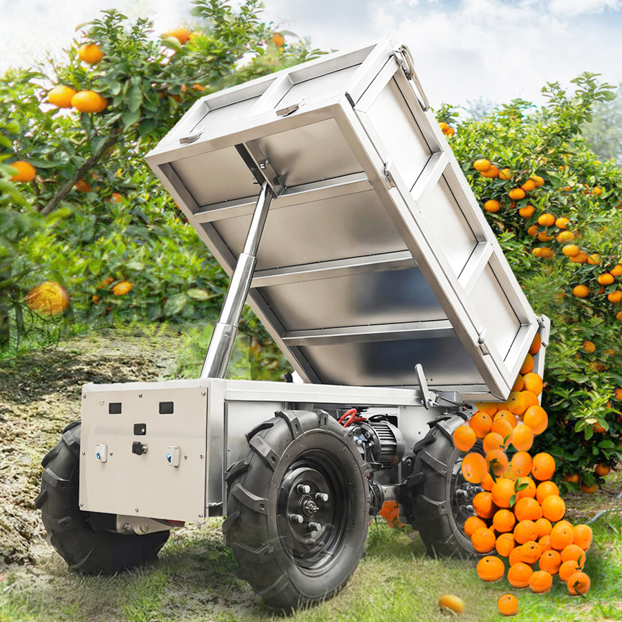 LEZUM Electric Remote Control Transporter Agricultural Orchard Farm Electric Utv Dump Trailer Material Handling Equipment All Terrain Transport Vehicle - قلابة مقطورة الزراعية: صور 5 LEZUM Electric Remote Control Transporter Agricultural Orchard Farm Electric Utv Dump Trailer Material Handling Equipment All Terrain Transport Vehicle - قلابة مقطورة الزراعية: صور 5