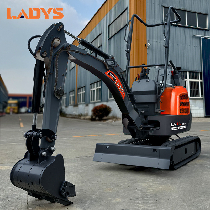 LADYS LA16Pro Mini Excavator Digger Miniexcavadora EPA Kubota Engine Mini Excavator For Sale With Mini Excavator Attachment Set - حفارة مصغرة: صور 1 LADYS LA16Pro Mini Excavator Digger Miniexcavadora EPA Kubota Engine Mini Excavator For Sale With Mini Excavator Attachment Set - حفارة مصغرة: صور 1