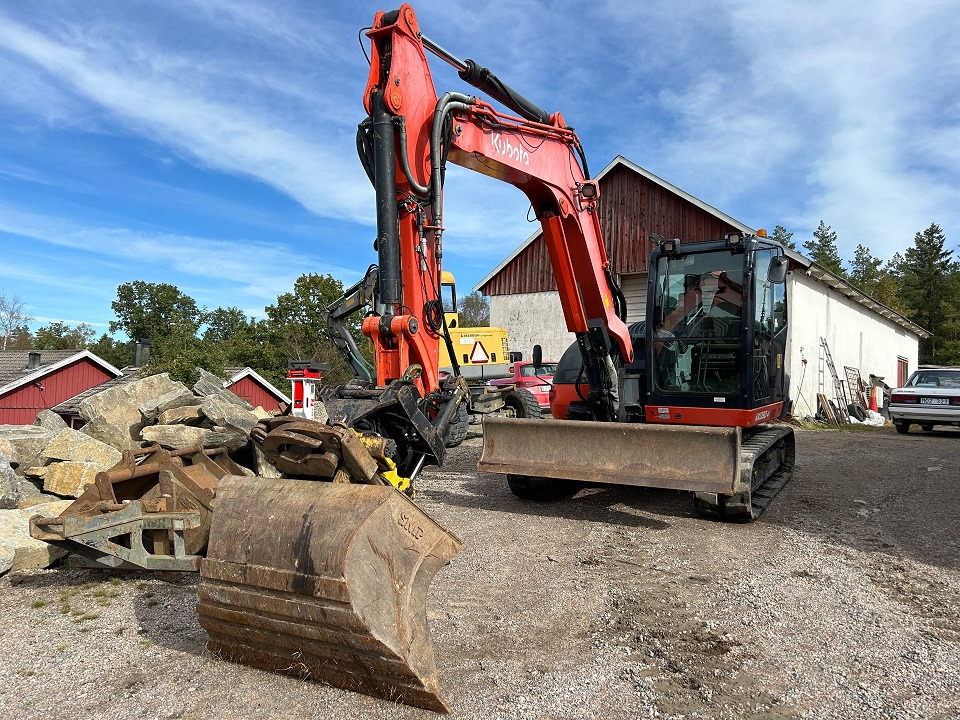Kubota KX080-4 - حفارات زحافة: صور 1 Kubota KX080-4 - حفارات زحافة: صور 1
