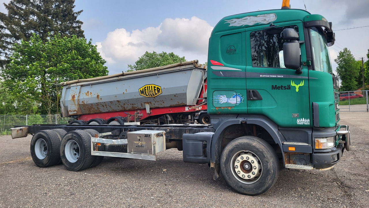 SCANIA R124 420 6X4 - الشاسيه شاحنة: صور 4 SCANIA R124 420 6X4 - الشاسيه شاحنة: صور 4