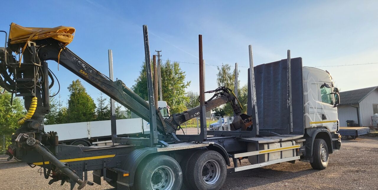 Scania G480 - شاحنة قطع الأشجار, شاحنة كرين: صور 5 Scania G480 - شاحنة قطع الأشجار, شاحنة كرين: صور 5
