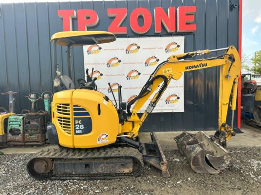 Komatsu PC26MR-3 à 19900€ HT - حفارة مصغرة: صور 1 Komatsu PC26MR-3 à 19900€ HT - حفارة مصغرة: صور 1