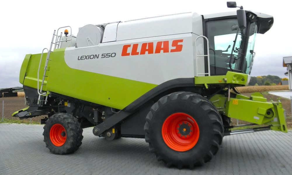 Claas Lexion 550 2005 Rok, heder V750, Najbogatsza Wersja, Nie Malowany, Stan Idealny - حصادة شاملة: صور 3 Claas Lexion 550 2005 Rok, heder V750, Najbogatsza Wersja, Nie Malowany, Stan Idealny - حصادة شاملة: صور 3