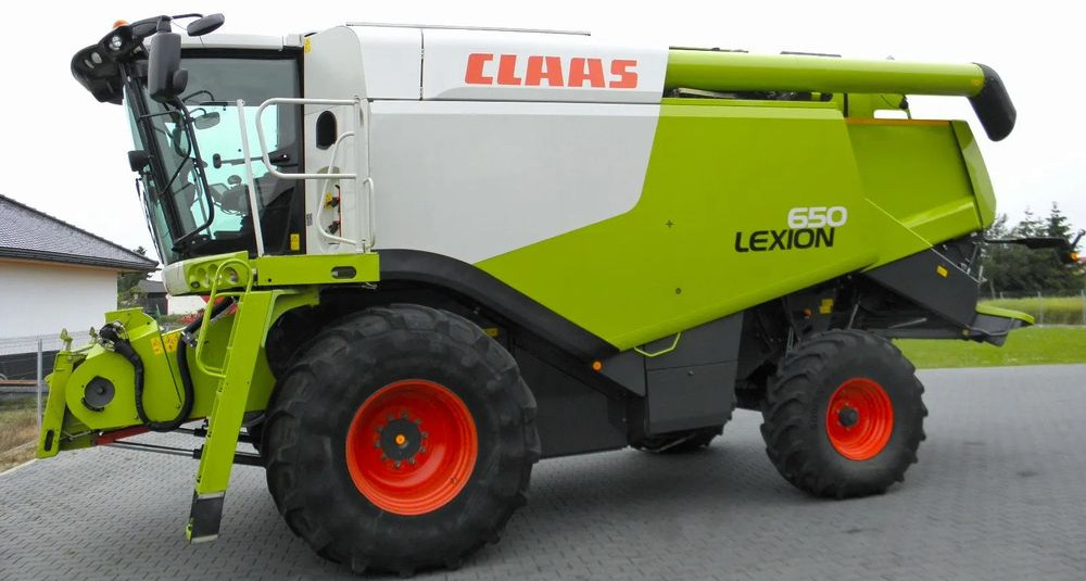 Claas Lexion 650 2014 Rok, heder V750, Nie Malowany, Stan Idealny - حصادة شاملة: صور 2 Claas Lexion 650 2014 Rok, heder V750, Nie Malowany, Stan Idealny - حصادة شاملة: صور 2